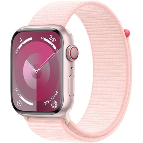 Apple Watch S9 45mm GPS Bluetooth 4G Rosa (MRMM3QL/A)