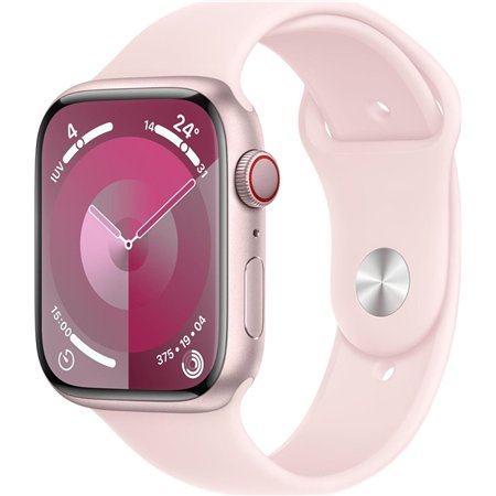 Apple Watch S9 45mm GPS Bluetooth 4G Rosa (MRMK3QL/A)