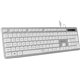 Teclado SUBBLIM Ergo Flat USB Plata (SUBKBC-0EKE20)
