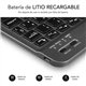 Teclado SUBBLIM Bluetooth Negro/Gris (SUB-KBT-SM0002)