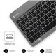 Teclado SUBBLIM Bluetooth Negro/Gris (SUB-KBT-SM0002)