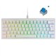 Teclado Mars Gaming RGB USB-C Blanco (MKMINIPROWBES)