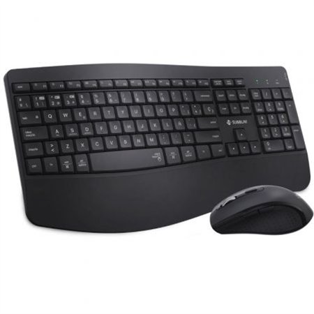 Teclado+Ratón SUBBLIM RF BT Negro (SUBKBC-DCOPW2)