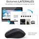 Teclado+Ratón SUBBLIM RF BT Negro (SUBKBC-DCOPW2)