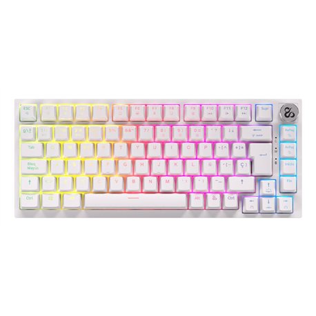 Teclado Newskill Pyros Pro RGB Blanco(NS-KB-PYROSPRO-IV
