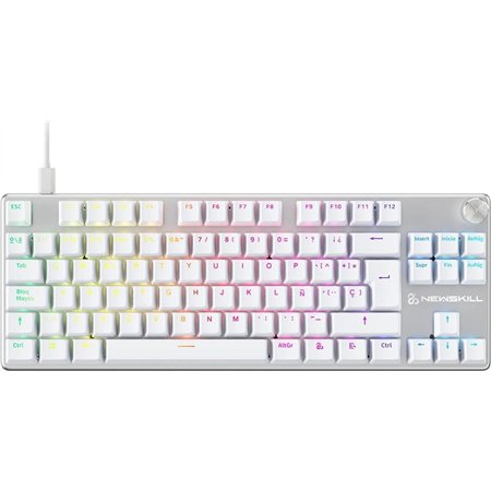 Teclado Newskill Serike Blanco (NS-KB-SERIKEV2-TKL-IVO)