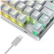 Teclado Newskill Serike Blanco (NS-KB-SERIKEV2-TKL-IVO)