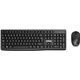 Teclado+Ratón NILOX Wireless 1600dpi Negro (NXKMWE012)