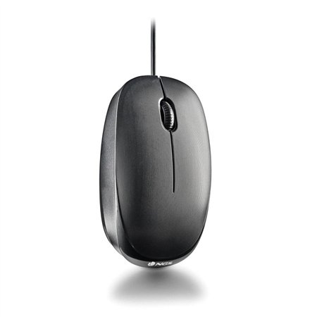 Ratón NGS Óptico USB-C 1000dpi Negro (FLAME-C)