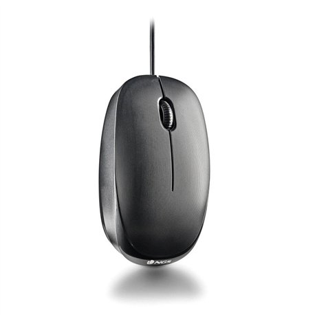 Ratón NGS Óptico USB-C 1000dpi Negro (FLAME-C)