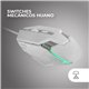 Ratón Mars Gaming Óptico RGB USB 4000dpi Blanco(MM024W)