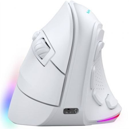 Ratón Mars Gaming Ergo Óptico RF/BT Blanco (MMSKW)