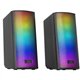 Altavoces Mars Gaming 15W 2.0 RGB BT Negro (MSRGB2)