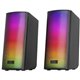 Altavoces Mars Gaming 15W 2.0 RGB BT Negro (MSRGB2)