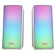 Altavoces Mars Gaming 15W 2.0 RGB BT Blanco (MSRGB2W)