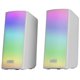 Altavoces Mars Gaming 15W 2.0 RGB BT Blanco (MSRGB2W)