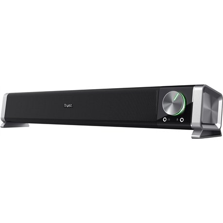 Barra Sonido Trust Asto 12W PC/TV Negro/Plata (21046)