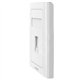 ROSETA DE PARED VENTION RJ45 CAT.6 UTP 1 TOMA WHITE