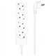 REGLETA AISENS 4 SCHUKOS PROTECCION 1,4M WHITE