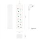 REGLETA AISENS 4 SCHUKOS PROTECCION 1,4M WHITE