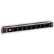 PDU TIPO REGLETA SALICRU DE 8 TOMAS SCH/SCH CON INTERRUPTOR