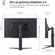 Monitor Gaming LG 27" IPS QHD DP HDMI Negro (27GS75Q-B)