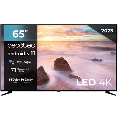 TV CECOTEC ALU20065S 65" 4K UHD Android TV 11 (02619)