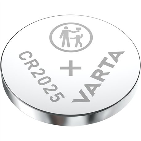 Pila de Botón Varta CR2025 Litio 3V (06025101401)