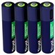 Pilas Recargables Trust AAA USBC-C Pack 4 Azul (25671)