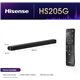 Barra de Sonido Hisense 2.0 60W HDMI BT Negra (HS205G)
