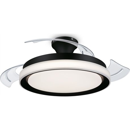 Ventilador Techo Philips + Plafón Negro (929004081701)