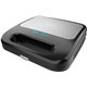 Sandwichera CECOTEC Rock n Toast Negra/Acero (03228)