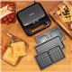 Sandwichera CECOTEC Rock n Toast Negra/Acero (03228)