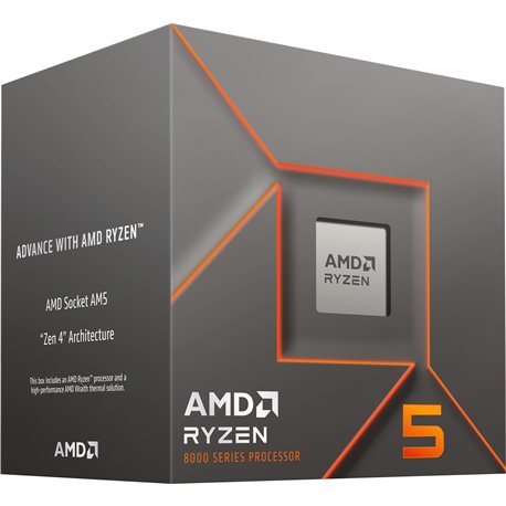 CPU AMD Ryzen5-8400F AM5 4.2GHz Caja (100-100001591BOX)