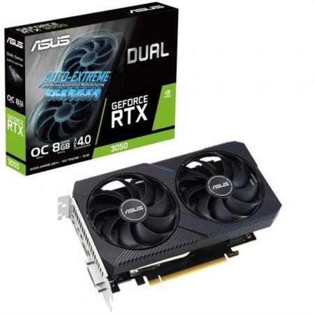 TARJETA DE VIDEO ASUS DUAL NVIDIA RTX3050 8GB V2 OC GDRR6 PCIE