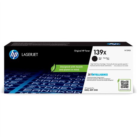 Toner HP LaserJet 139X Negro 4000 páginas (W1390X)
