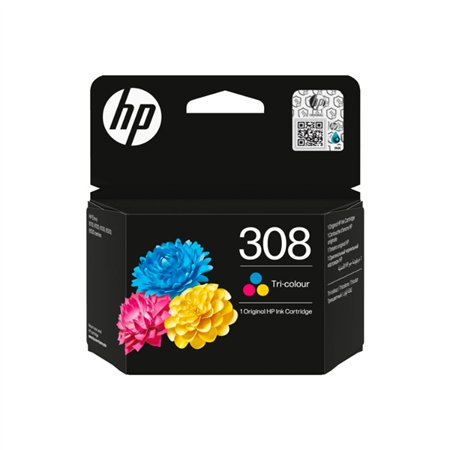 Tinta HP 308 Tricolor Cian/Magenta/Amarillo (7FP20UE)