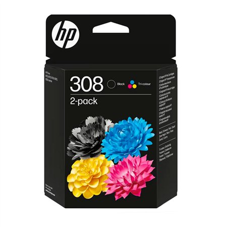 Tinta HP 308 Pack Negro/Tricolor (6L6S6UE)