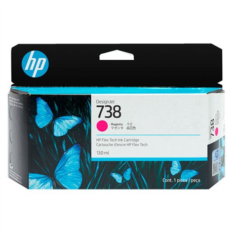 Tinta HP DesignJet 738 Magenta 130ml (498N6A)