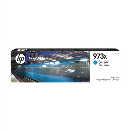 Tinta HP PageWide 973X Cian 86ml 7000 páginas (F6T81AE)