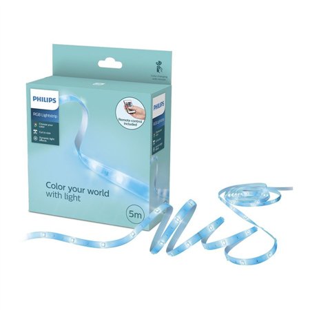 Tira de Luz LED PHILIPS RGB 5m Blanco (929004121001)