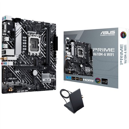 ASUS PRIME H610M-A WIFI D4:(1700) 2DDR4 VGA HDMI WiFi 5