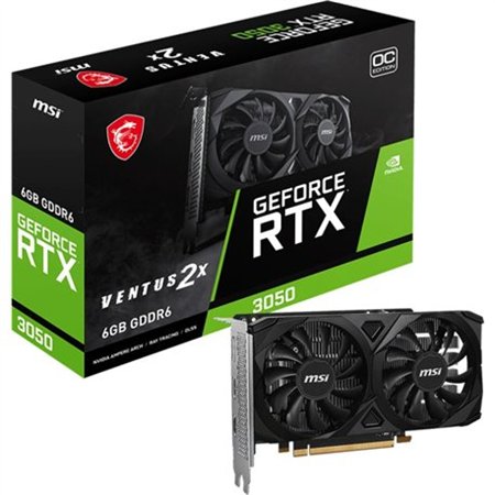 MSI RTX 3050 VENTUS 2X E 6G OC 6GB GDDR6 (912-V812-056)
