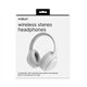 Auriculares CELLY Headphone Wireless Blanco(WAVEBEATWH)