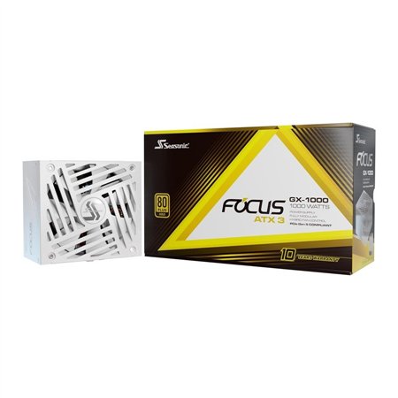 Fuente SEASONIC 1000W 80+ Gold (FOCUS-GX-1000-V4-WHITE)