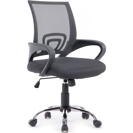 Silla de Oficina EQUIP Malla Gris Oscura (EQ651014)