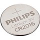 Pila de Botón PHILIPS 3V (CR2016/01B)