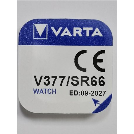 Pila Varta Silver Coin V377 Blister 1 (00377101401)