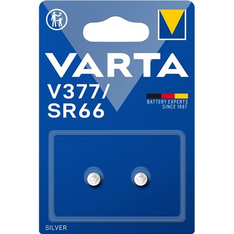 Pilas Varta Silver Coin V377 Blister 2 (00377101402)