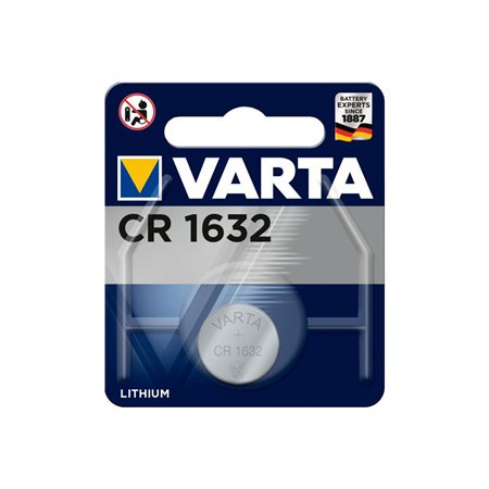 Pila de Botón Varta CR1632 Litio 3V (06632101401)